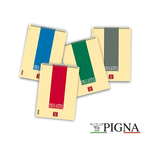  PIGNA Set 5 blocchi spiralati A4