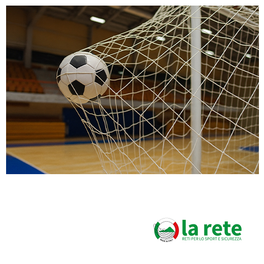 LA RETE Coppia reti calcetto regolamentari