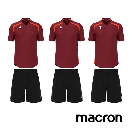 MACRON Set 3 completi volley uomo/bimbo taglia M