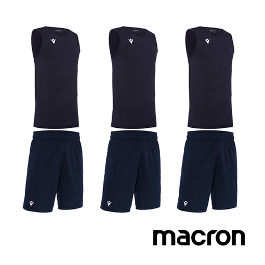 MACRON Set 3 completi basket uomo/bimbo taglia S