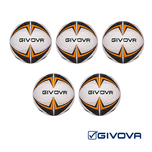 GIVOVA Pallone Match King taglia 5 - set 5 pezzi