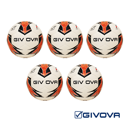 GIVOVA Pallone Academy Freccia taglia 5 - set 5 pezzi