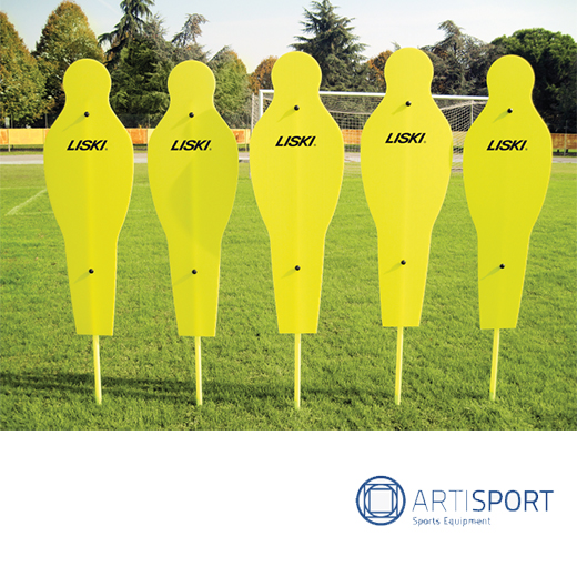 ARTISPORT Set 5 sagome con puntale metallico
