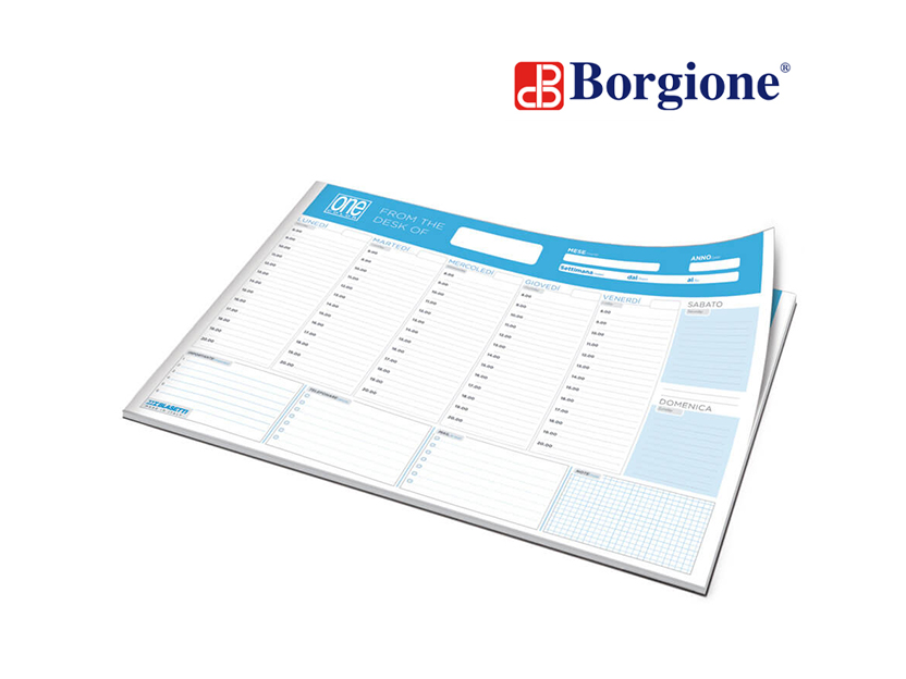 Planner settimanale da scrivania