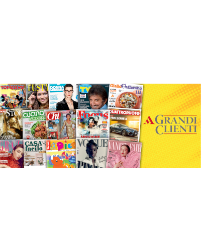 Grandi Clienti Mondadori - fino all'80% di sconto per 1 anno di grande lettura